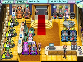 Screenshot of Sally's Salon