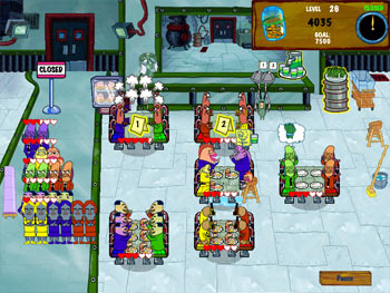 Screenshot of SpongeBob Diner Dash 2
