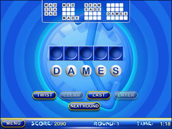 Screenshot of TextTwist 2