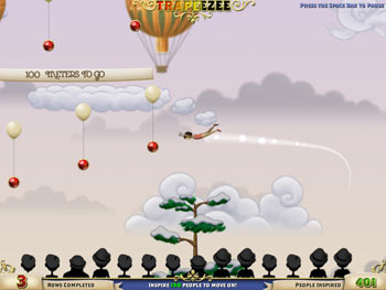 Screenshot of The Flying Trapeezees