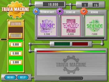 Screenshot of Trivia Machine