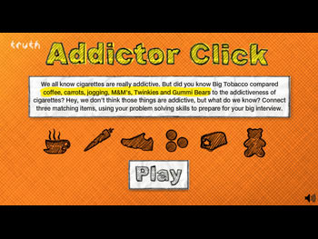 Screenshot of Truth Addictor Click