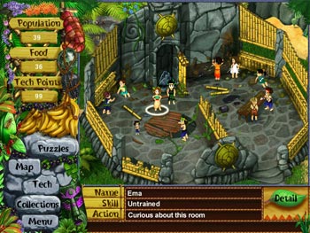 Screenshot of Virtual Villagers - The Secret City