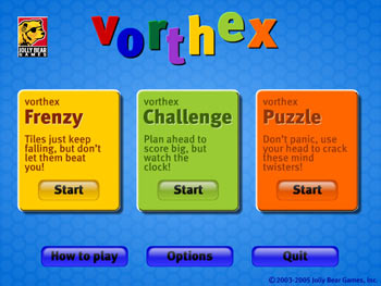 Screenshot of VortHex