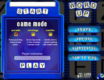Screenshot of Word Up