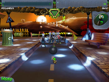 Screenshot of Zombie Bowl-o-Rama