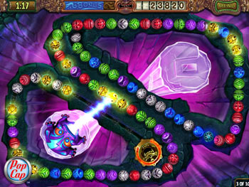 Screenshot of Zuma's Revenge